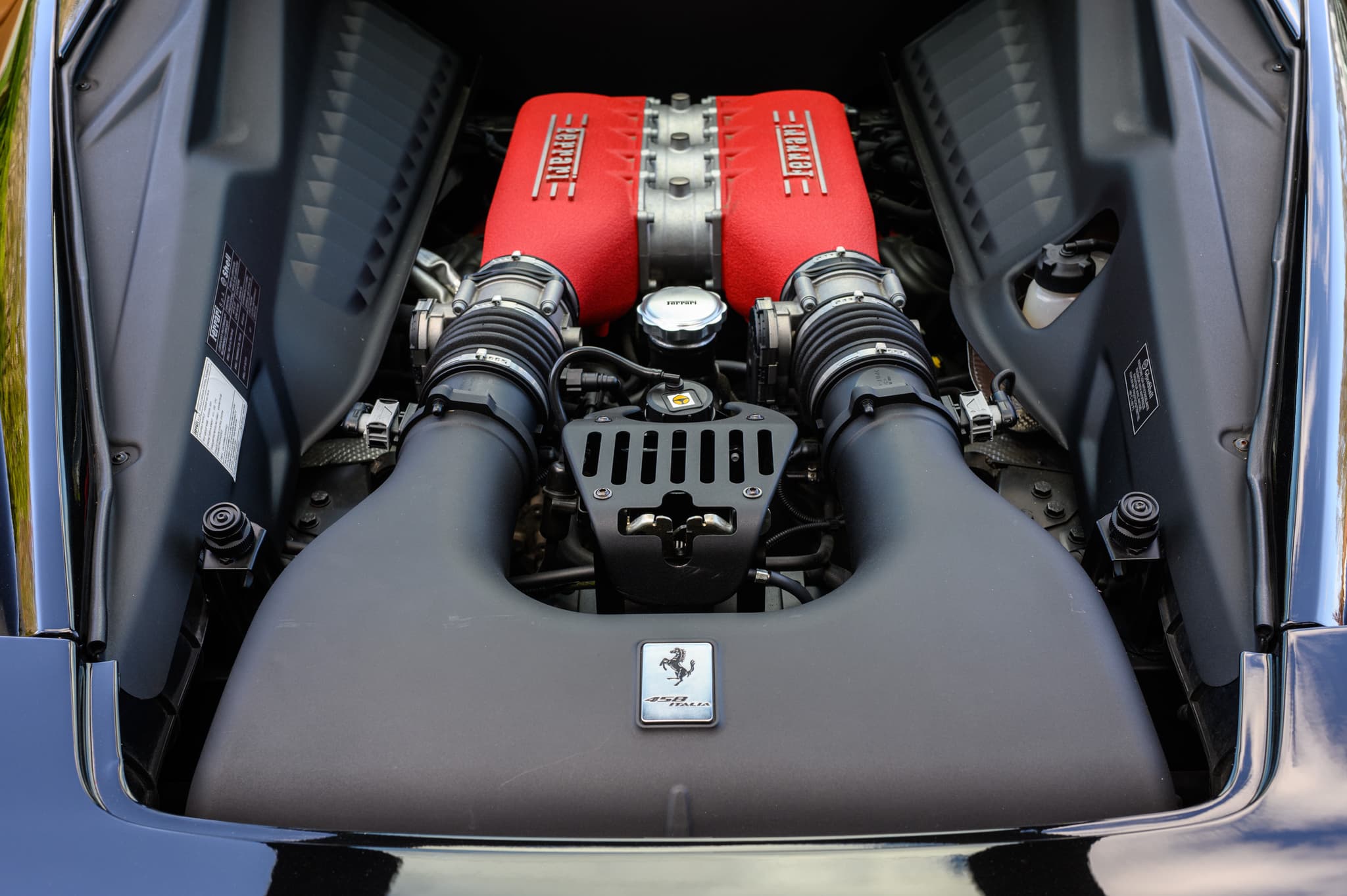 Two Alfa Romeos in front of a Newport mansion — collector car photography New England